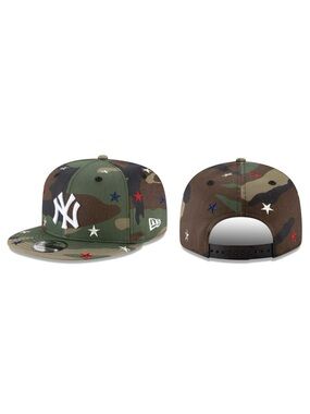New Era - MLB Baseball Hat - New York Yankees 9FIFTY Snapback Cap - Camo